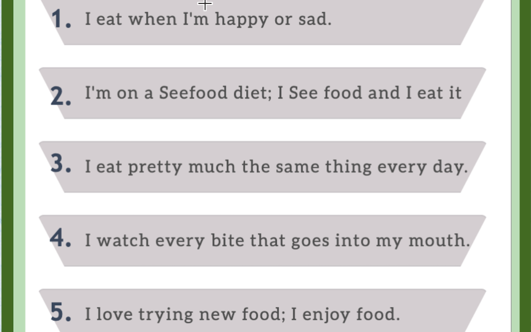 What Type of Eater Are You?